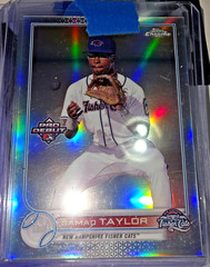 2022 TOPPS PRO DEBUT CHROME MIRROR #PDC-126 SAMAD TAYLOR RC 07/99