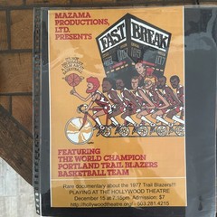 11×16 Movie Poster 76-77 Portland Trailblazers From Bill Walton Collection