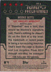 2024 Topps Heritage Perfectly Programmed #PP8 Mookie Betts Los Angeles Dodgers
