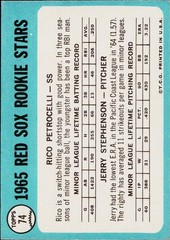 1965 Topps Red Sox 1965 Rookie Stars (Petrocelli / Stephenson) Rookie #74