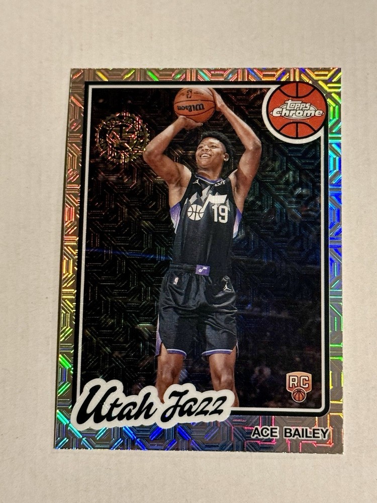 2025-26 Topps Chrome Ace Bailey Silver Pack Mojo Utah Jazz Rookie (RC) #TC-AB