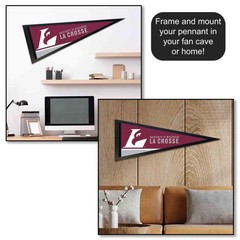 Wisconsin LaCrosse Eagles 12 in X 30 in College Pennant