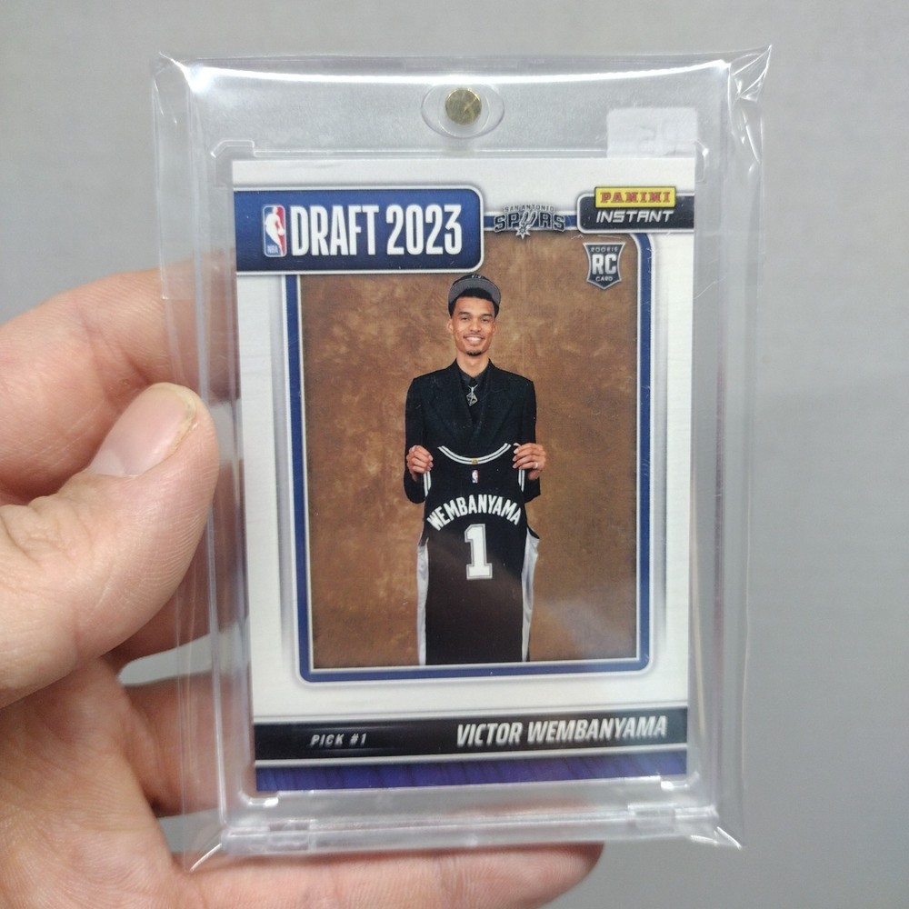 Victor Wembanyama 2023-24 Panini INSTANT « DRAFT 2023 » RC # DN-1 Serial # /31324