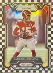 2023 Panini Prizm NFL Football Green Ice Prizm SEALED PACK Checkerboard Parallel