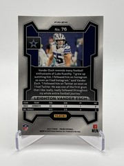 Leighton Vander Esch #76 Dallas Cowboys LB 2023 Panini Prizm Pink