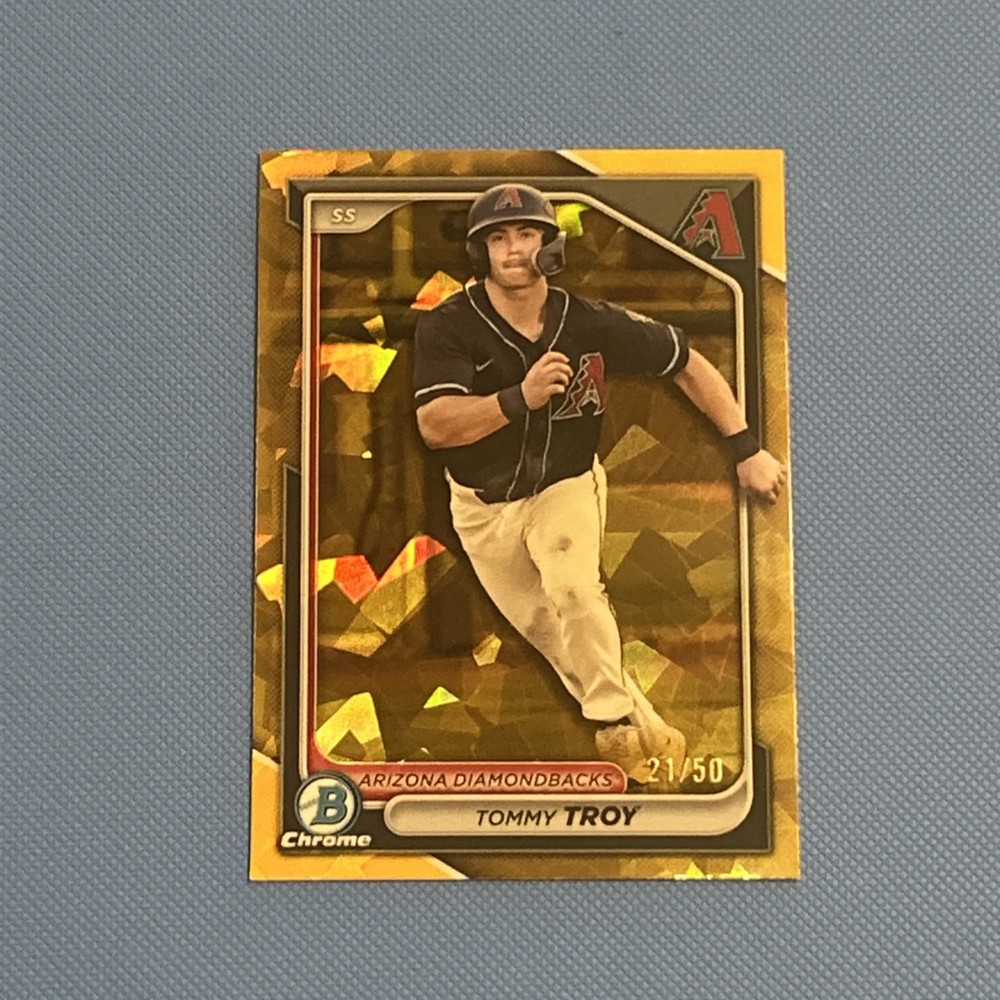 2024 Bowman Chrome Draft Sapphire Edition – Tommy Troy #BDC-111 Gold /50