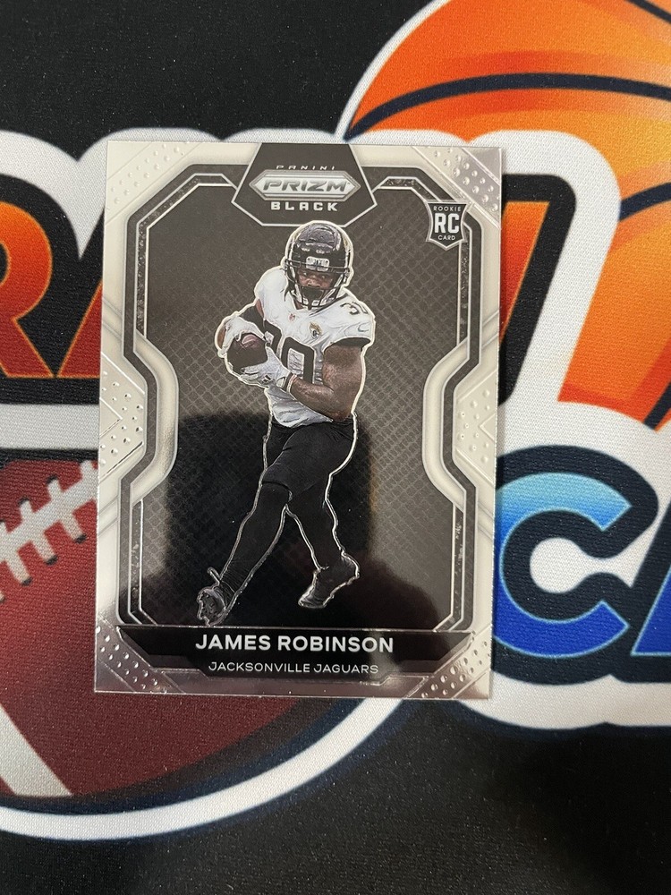 2020 Panini Chronicles Prizm Black Football James Robinson Rookie Base PB-16 RC
