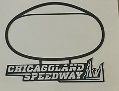 Chicagoland Speedway 3D Printed Track Outline – NASCAR Wall Art