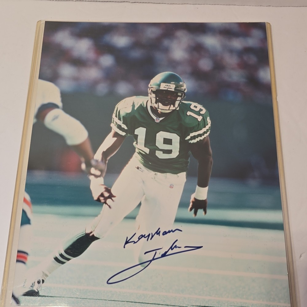 sports memorabilia Keyshawn Johnson #19 Autographed 8×10 photo coa