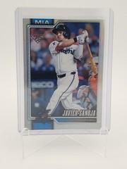 Topps Series Two 2025 3 Card Lot #653 Javier Sanoja RC Miami Marlins Material /5