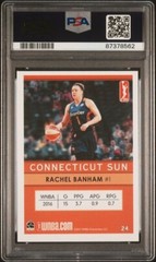 2017 Rittenhouse WNBA Rachel Banham PSA 9 Connecticut Sun Minnesota Gophers