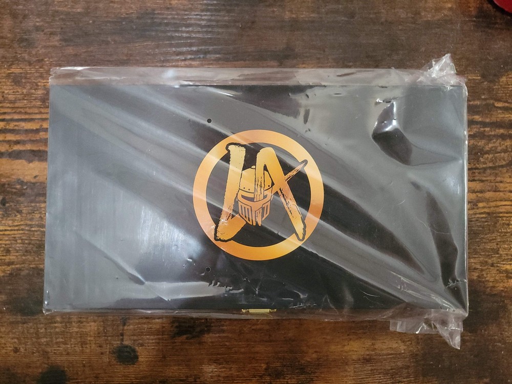Official WWE LA Knight Replica Side Plate Box Set for Title Belt