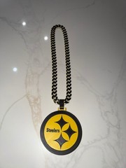 Pittsburgh Steelers Hype Chain 3D Printed Cuban Chain Style FREE SHIPPING