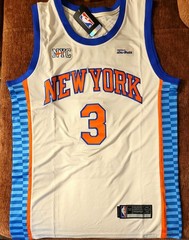 Nike New York Knicks Stitched Cream Basketball Jersey Josh Hart #3 Size 52XL