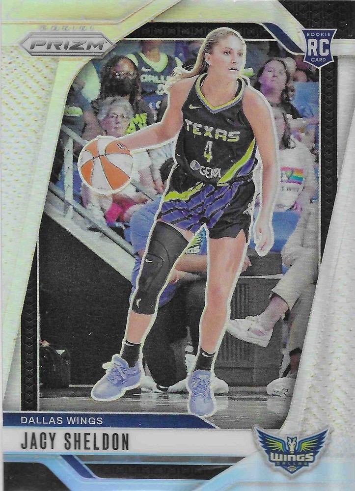 2024 Panini Prizm WNBA #4 Jacy Sheldon Silver Prizm RC Dallas Wings
