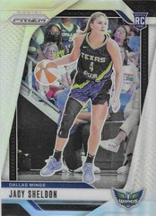2024 Panini Prizm WNBA #4 Jacy Sheldon Silver Prizm RC Dallas Wings
