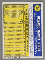 1970 Topps – Orlando Cepeda #555