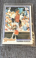 1978 Topps #60 Thurman Munson New York Yankees Vintage Baseball Card