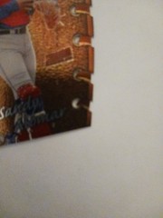 SANDY ALOMAR JR 1998 STADIUM CLUB TRIUMVIRATE ILLUMINATOR DIE CUT #T10B RARE!!