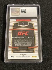 Khabib Nurmagomedov 2022 Panini UFC Select Green & Purple Prizm CSG CGC 9 #49