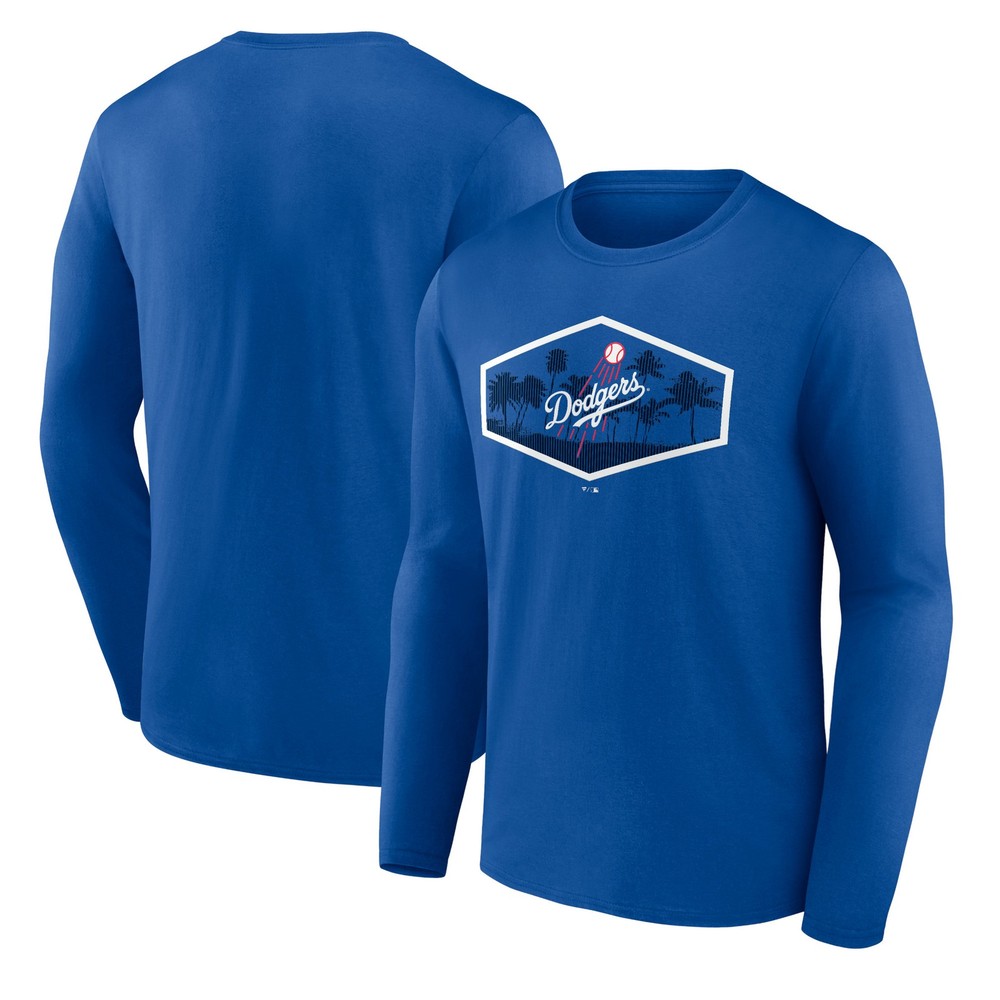 Men&rsquo;s Royal Los Angeles Dodgers Scoreboard Long Sleeve T-Shirt