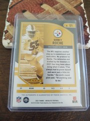 2021 ABSOLUTE ORANGE ROOKIE 31/75 AUTO QUINCY ROCHE Pittsburgh STEELERS RC