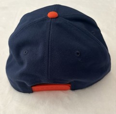 Nike Syracuse Orange Navy Blue Flat Bill Mens Snapback Hat M/L NEW
