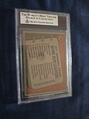 1972 Topps NL Home Run Leaders Willie Stargell HANK AARON Lee May #89 BVG 5