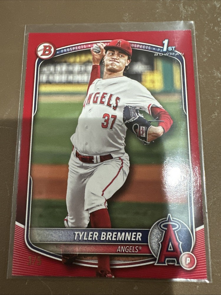 2025 Bowman Draft – Tyler Bremner #BD-37 Red /5 (RC)