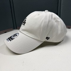 Rare LA Dodgers 47 Clean Up Hat Cap White Embroidered Script Logo Men Women New