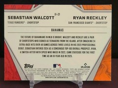 2024 Bowman Chrome International Impact Sebastian Walcott Ryan Reckley #II-21