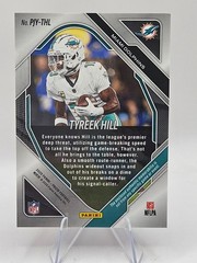 2025 Panini Prizm #PJY-THL Tyreek Hill Premier Jerseys Pink Prizm Patch Dolphins