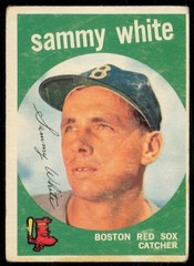 1959 TOPPS SAMMY WHITE BOSTON RED SOX #486 VG-VG+