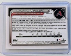 🔥2024 Bowman Draft – Ryan Waldschmidt 1st Bowman Chrome Refractor #BDC-18