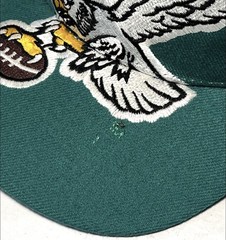 Vintage Rare PHILADELPHIA EAGLES American Needle Wool LARGE LOGO Adjustable Hat