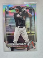 2025 Bowman Chrome 1st Refractor BDC-84 Kayson Cunningham Diamondbacks