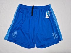Argentina National Team Mens Messi # 10 Futbol Shorts AFA- Liscensed SZ XL