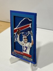 Josh Allen Custom novelty art Handmade Buffalo Bills Patch CARD