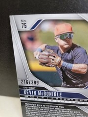 2025 Panini Prizm Kevin McGonigle Red Pulsar Refractor #75 RC /399 Tigers