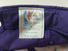 Vintage Phoenix Suns AJD Snapback Hat Cap Men 90s NBA Purple Orange Green Brim