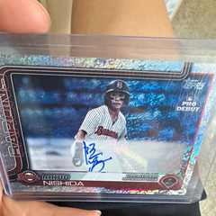 Topps 2025 Pro Debut Rikuu Nishida PD-86 Birmingham Barons Auto /175