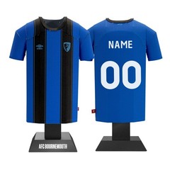 AFC Bournemouth Metal Football Shirt Personalised 2025/26 Away Kit Alloy Shirt