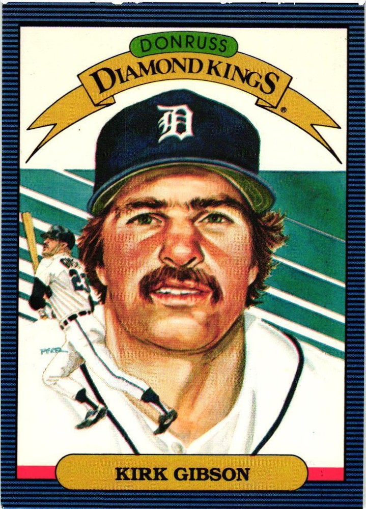 1986 Donruss #1 Kirk Gibson
