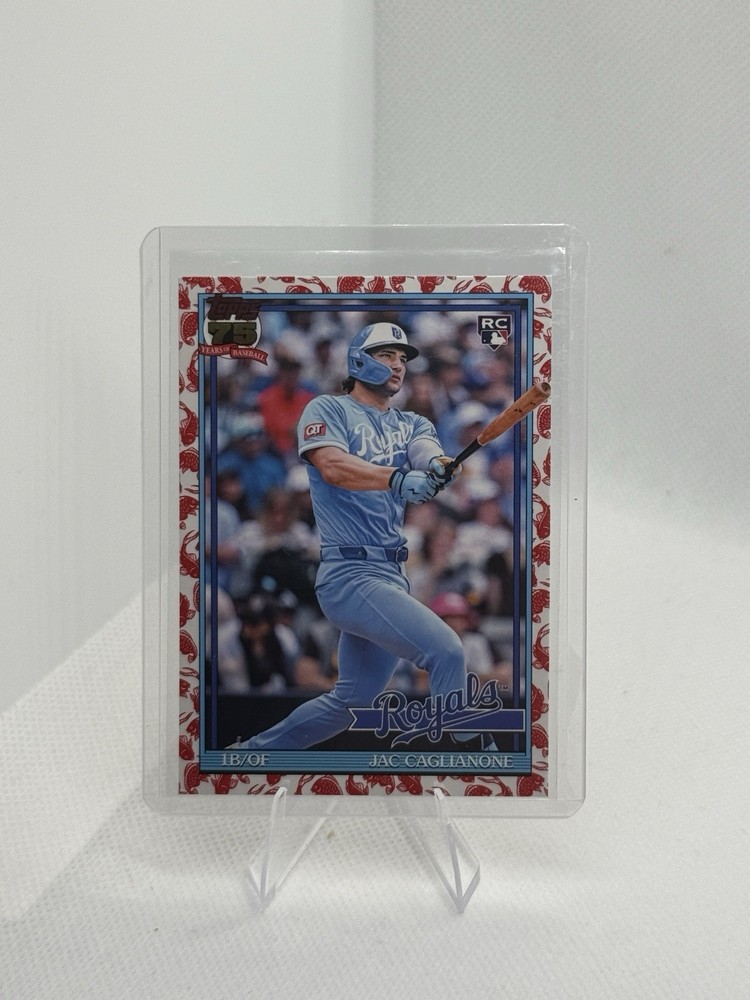 2026 Topps Series 1 Japan Exclusive #T91-42 Jac Caglianone Koi Fish SP Rookie