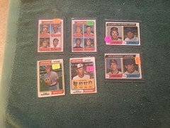 1974 TOPPS BASEBALL COMMONS AND SEMI STARS