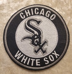 Chicago White Sox 3.5&Prime; Iron On/Sew On Embroidered Patch ~ Free Tracking!