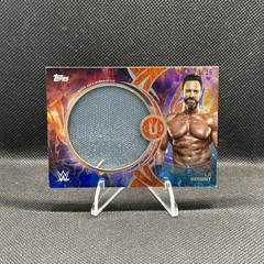 2025 Topps WWE Universe LA Knight Jumbo Mat Relic /25