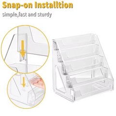 Trading Card Display Stand, 5 Tier Vertical Holder for Baseball Basketball Sport