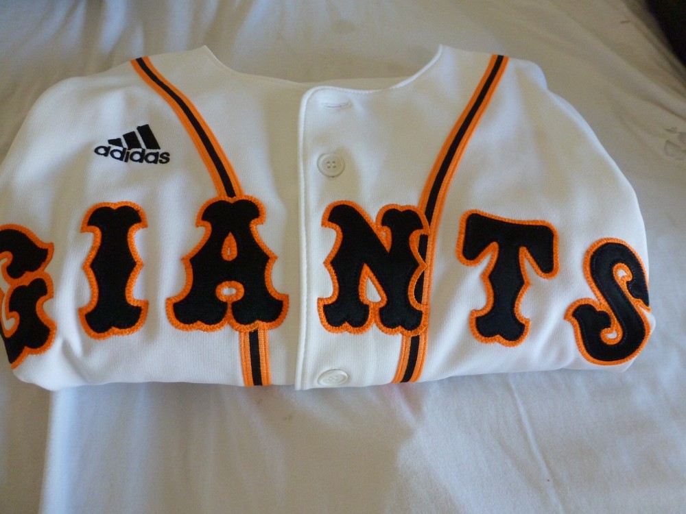 NEW ADIDAS Japan MADE TOKYO YOMIURI GIANTS Baseball Jersey WHITE Blank X Large