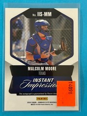 Malcolm Moore 2026 Panini Select RC,SP,AU Autograph Instant Impressions #IIS-MM